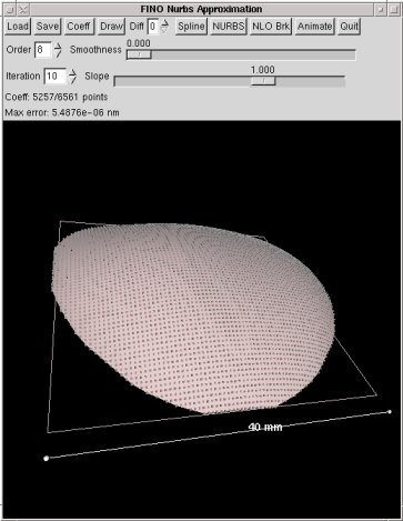 FINO Nurbs-Approximation
