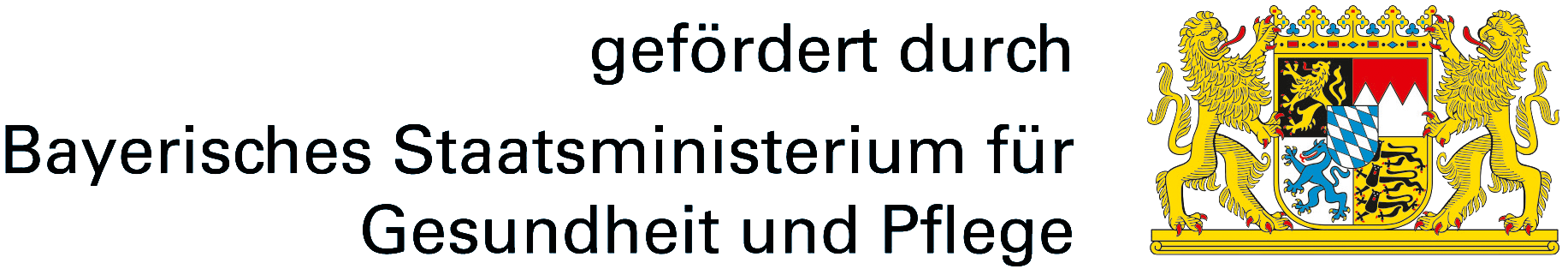 gefördert durch Bayerisches Staatsministerium für Gesundheit und Pflege